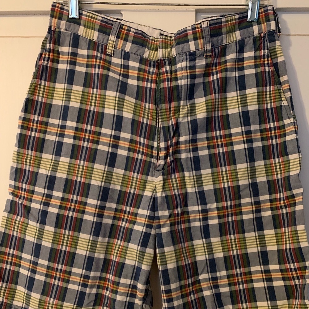 Abercrombie and Finch Plaid Shorts- 100 % Cotton